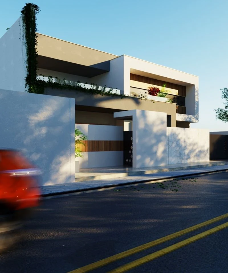 Modern villa model zeyad 3D Model .c4d .max .obj .3ds .fbx .stl .blend 