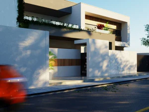 Moderne Villa Modell Zeyad 3D Modell