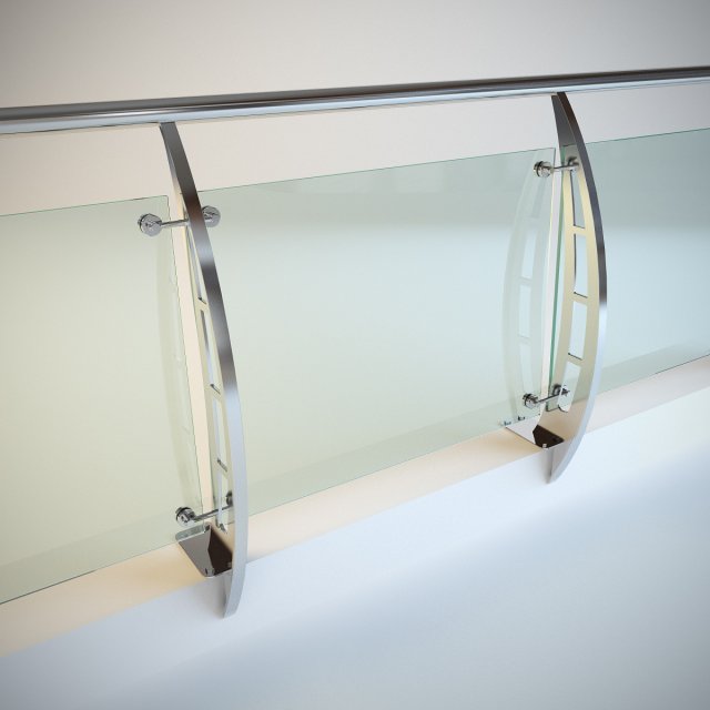 S of handrail reling Modelo 3D .c4d .max .obj .3ds .fbx .stl .blend 