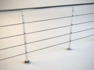 S of handrail reling Modelo 3D