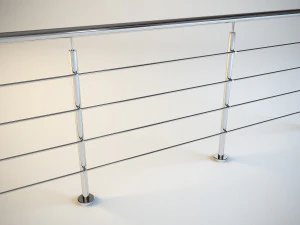 S of handrail reling 3D Model
