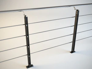 S of handrail reling 3D Model