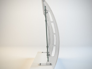 S of handrail reling Modelo 3D