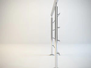 S of handrail reling 3D Model