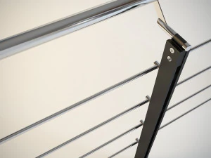 S of handrail reling 3D Model