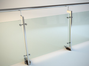 S of handrail reling Modelo 3D