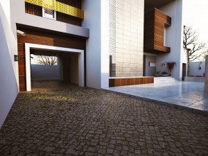 A modern villa 2story Model 3D