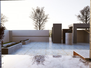 A modern villa 2story Model 3D
