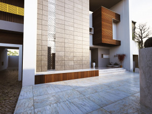 A modern villa 2story Model 3D