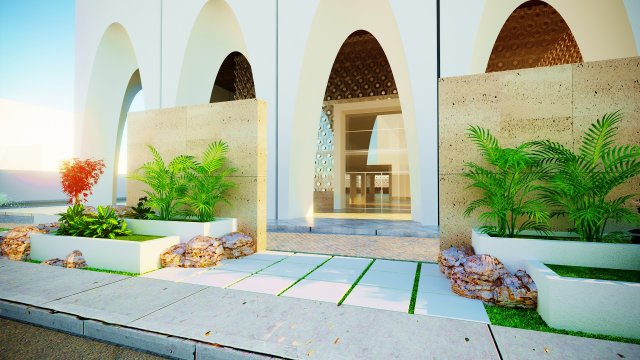 Security directorate building Modèle 3D .c4d .max .obj .3ds .fbx .stl .blend 