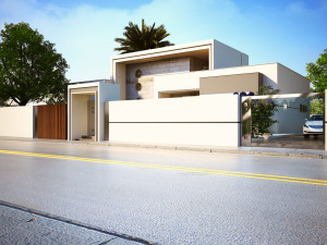 A modern beautiful and elegant house and villa 3D Model