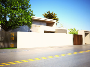 A modern beautiful and elegant house and villa 3D Model