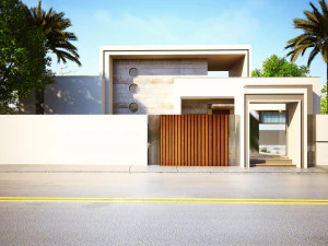 A modern beautiful and elegant house and villa 3D Model