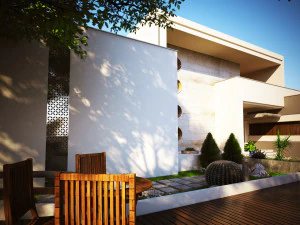 A modern beautiful and elegant house and villa 3D Model