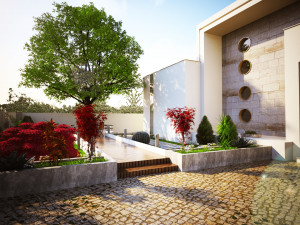 A modern beautiful and elegant house and villa 3D Model