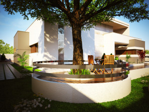 A modern beautiful and elegant house and villa 3D Model