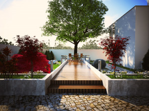 A modern beautiful and elegant house and villa 3D Model