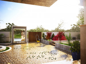 A modern beautiful and elegant house and villa 3D Model