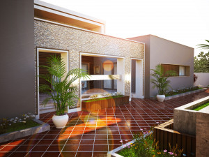 A modern beautiful and elegant house and villa 3D Model