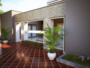 A modern beautiful and elegant house and villa 3D Model
