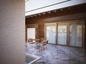 A modern beautiful and elegant house and villa 3D Model