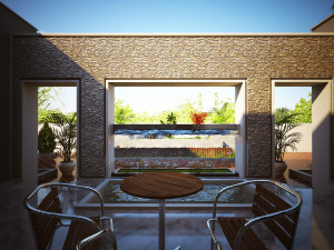 A modern beautiful and elegant house and villa 3D Model