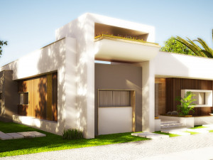 Modern villa omraan 411 3D Model