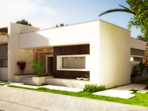 Modern villa omraan 411 3D Model