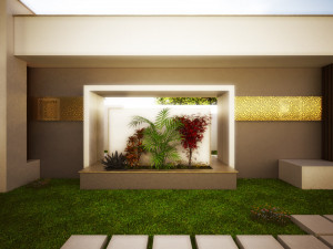 Modern villa omraan 411 3D Model