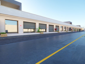 Model of a group of commercial shops on the main street 3D Модель