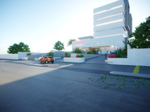 Model of a private hospital Model 3D