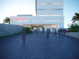 Model of a private hospital Model 3D