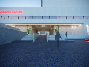 Model of a private hospital Model 3D