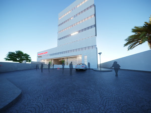 Model of a private hospital Model 3D