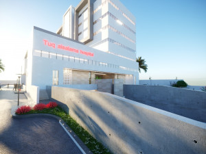 Model of a private hospital Model 3D