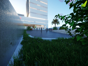 Model of a private hospital Model 3D