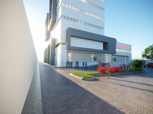 Model of a private hospital Model 3D