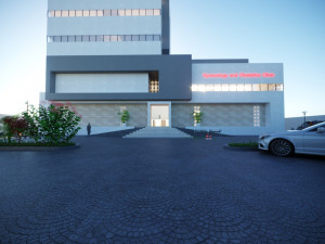 Model of a private hospital Model 3D
