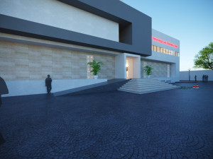 Model of a private hospital Model 3D