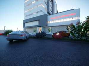 Model of a private hospital Model 3D