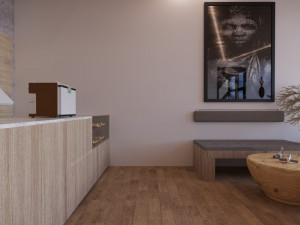Cafe Interior Design In African Style 3D Model
