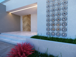 Modern House on the GroundFloor Low-poly 3D 모델