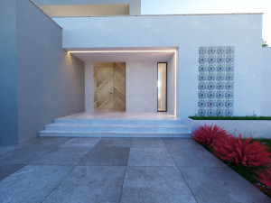 Modern House on the GroundFloor Low-poly 3D 모델