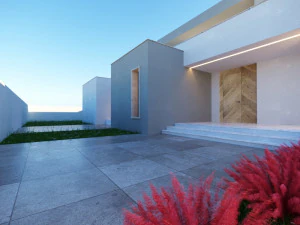 Modern House on the GroundFloor Low-poly 3D Model