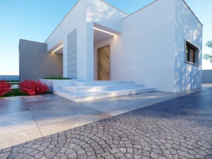 Modern House on the GroundFloor Low-poly 3D Model