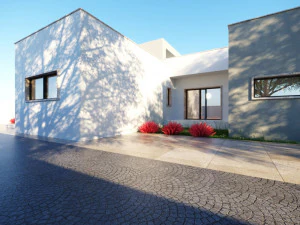 Modern House on the GroundFloor Low-poly 3D Model