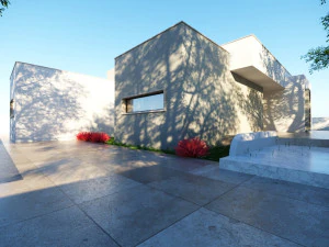 Modern House on the GroundFloor Low-poly 3D Model