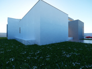 Modern House on the GroundFloor Low-poly 3D 모델