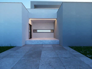 Modern House on the GroundFloor Low-poly 3D Model