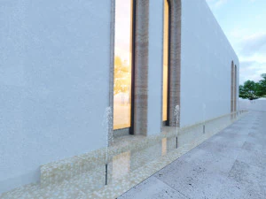 Modern mosque Low-poly 3D Model